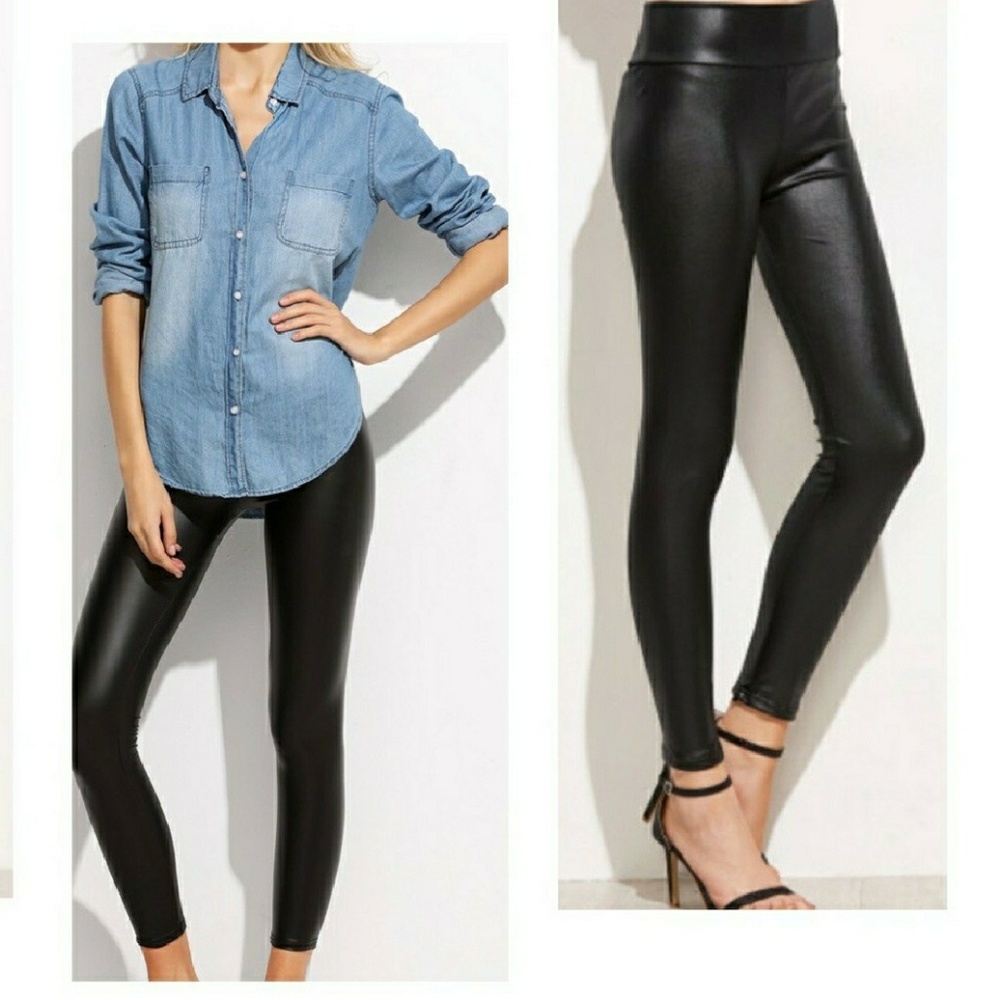 Faux Leather Leggings